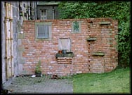 Photo: Stange brick wall.