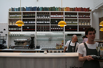 Photo: The bar at Zizzi restaurant.