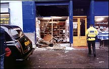 Bookstore crash.