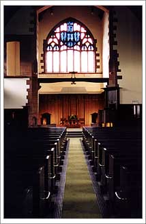 Inside Queens Cross Church