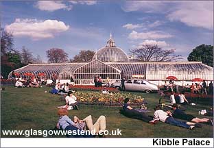 Kibble Palace on a Spring Day