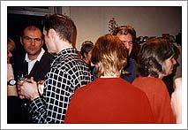Party in kitchen