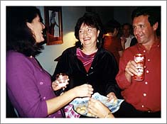 Pat Byrne at the party