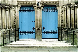 Photo: Church doors.