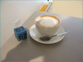 Photo: Coffee by numbers.
