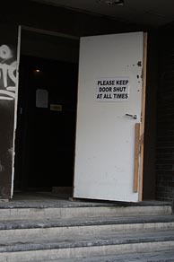 Photo: Keep this door shut.