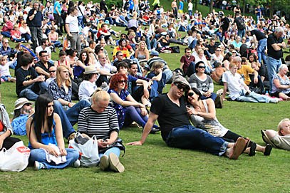 Photo: West End Festival Parade Kelvingrove Park.