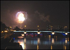 Photo: Fireworks display Glasgow.