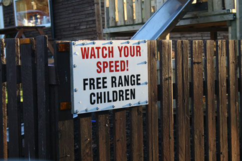 Photo: Free range children.