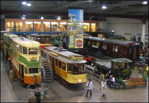 Photo: Glasgow Trams in Transport Museum.