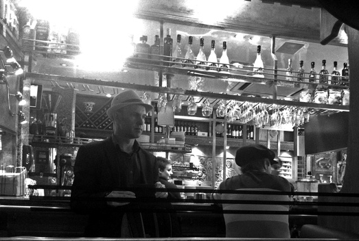 Jim at Little Italy, Byres Road. Photo: Jim at Little Italy, Byres Road.