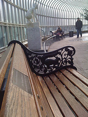 Photo: Having a seat in the Kibble Palace.