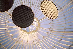Photo: Mirrors in dome in Kibble Palace.