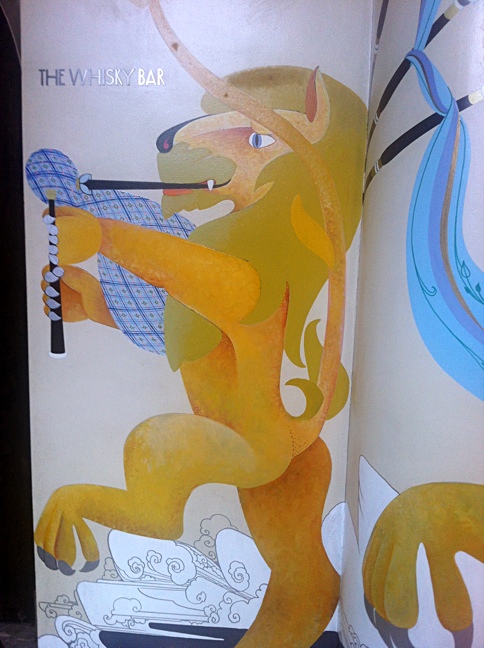 Photo: Oran Mor Lion Painting.