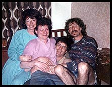 Photo: sitting on john.