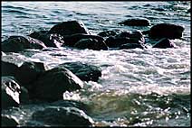 Photo: Udrigle beach rocks.