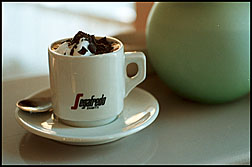 Photo: Segafredo Coffee cup.