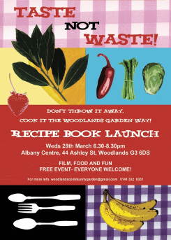 Photo: taste not waste recipe book launch.