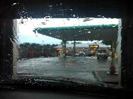 Photo: View from Car Wash, Great Western Road.
