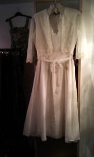 Photo: white short dress circa vintage.