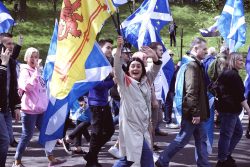We Spot Lala on the march