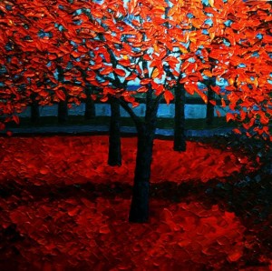 Beyond the Pond 70 x 70 cm