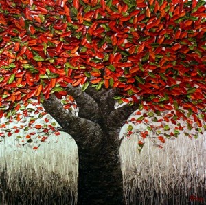 Tree of Plenty 76 x 76 cm