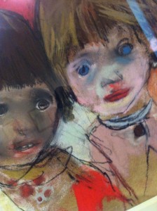 Joan Eardley kids in painting
