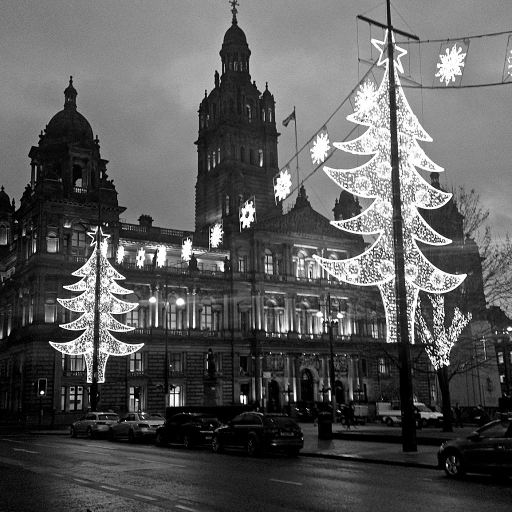 Christmas Lights George Square Glasgow