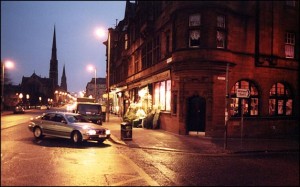 Kelvinbridge on a winters night