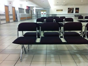 Prestick airport waiting room