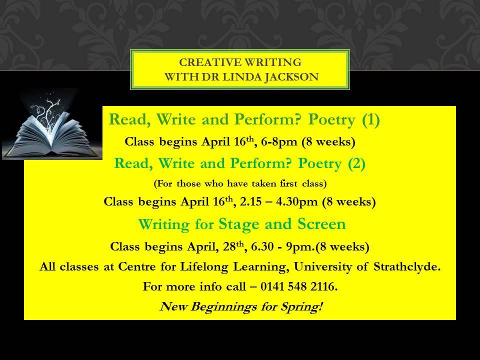 english and creative writing strathclyde