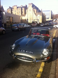 Classic Jaguary Car, Gibson Street