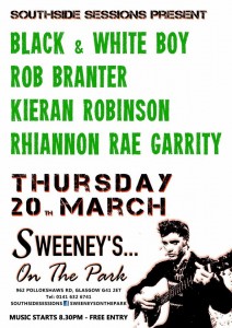 sweeneys in th epark, 20 mar