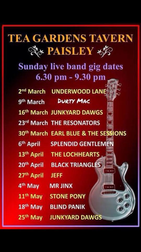 tea garden tavern paisley