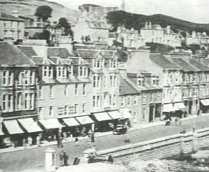 Millport Isle of Cumbrae Main Street Photo BW  300dpi