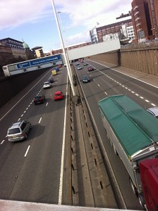 Motorway through Glasgow
