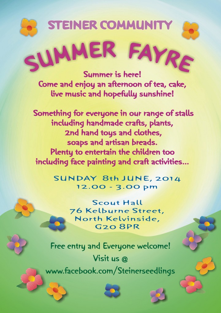 poster summer fayre A5