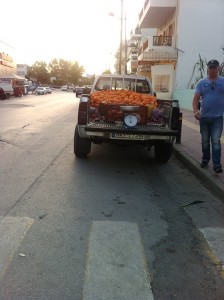 Oranges truck