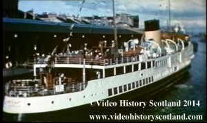 Queen Mary II at Bridge Wharf 1960s b