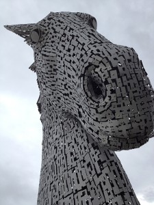 At The Kelpies