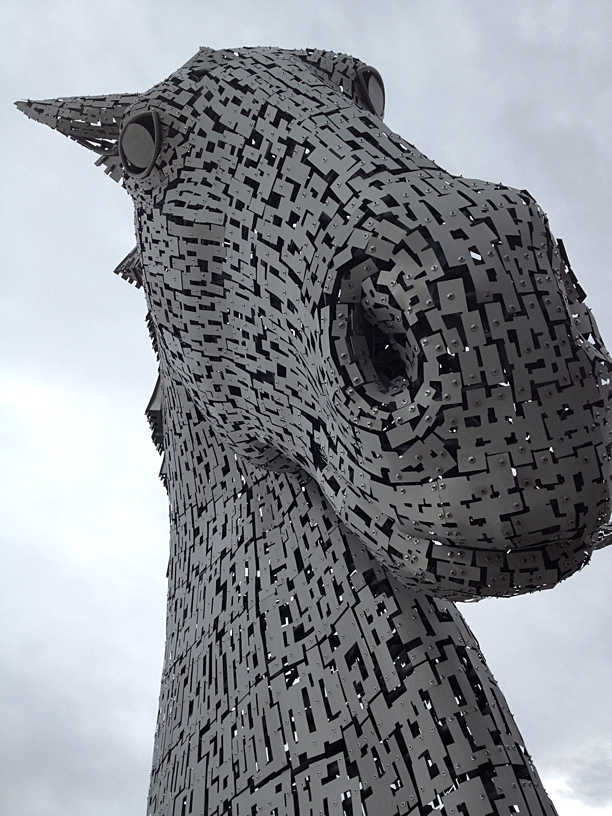 At The Kelpies