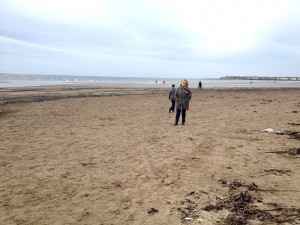 Troon beach with Pat and Ryan