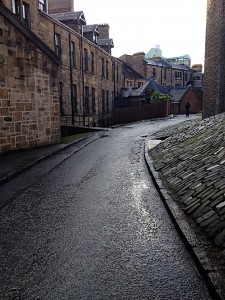 Back lane Glasgow West End