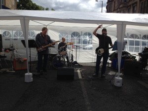 Queen Margaret Street Party Mothers Ruin band