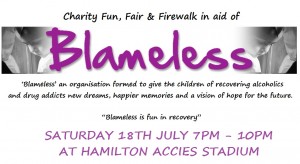 blameless charity fundraiser