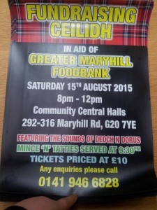 ceilidh maryhill foodbank