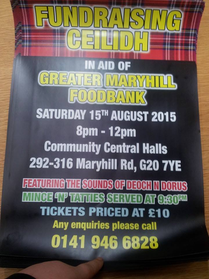 ceilidh maryhill foodbank