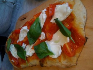 basil pizza