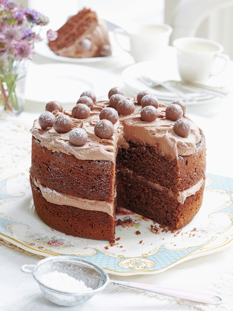 Mary Berry - malted chocolate cake Photography by Georgia Glynn Smith